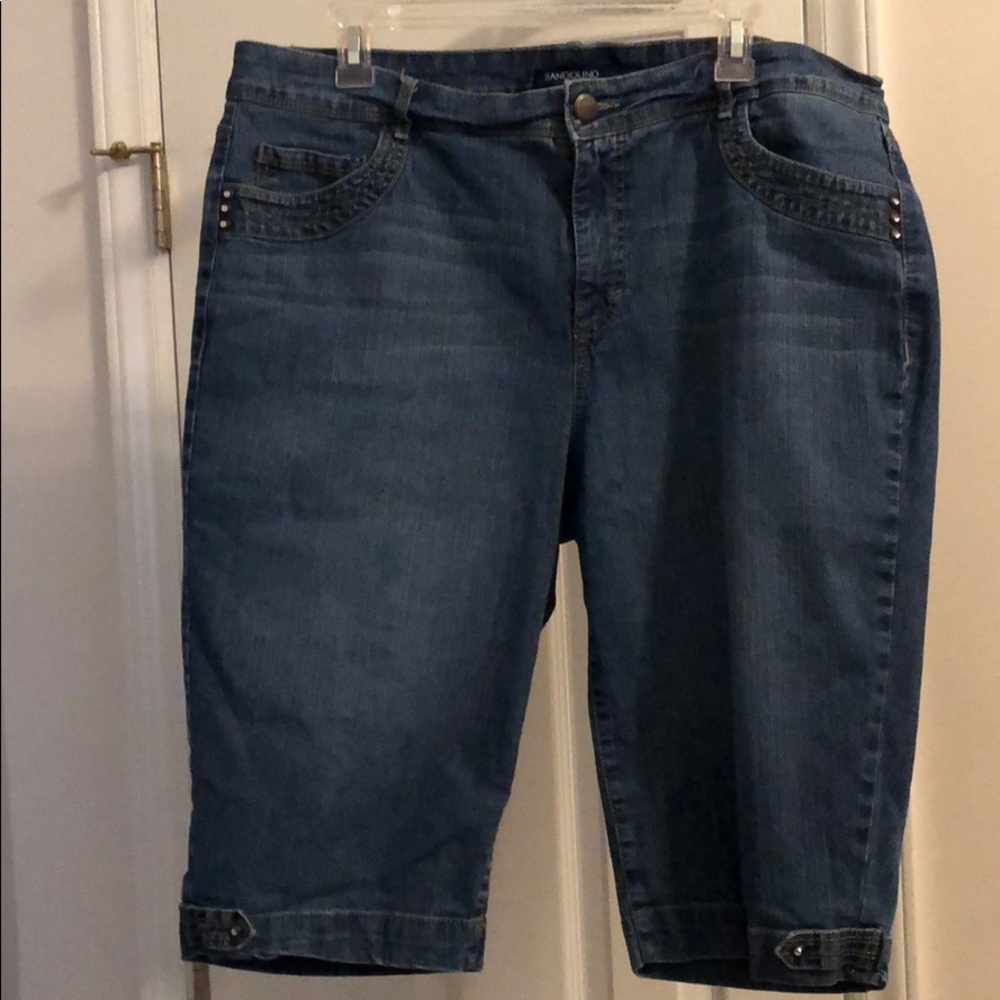 Bandolino Denim Capris 18W